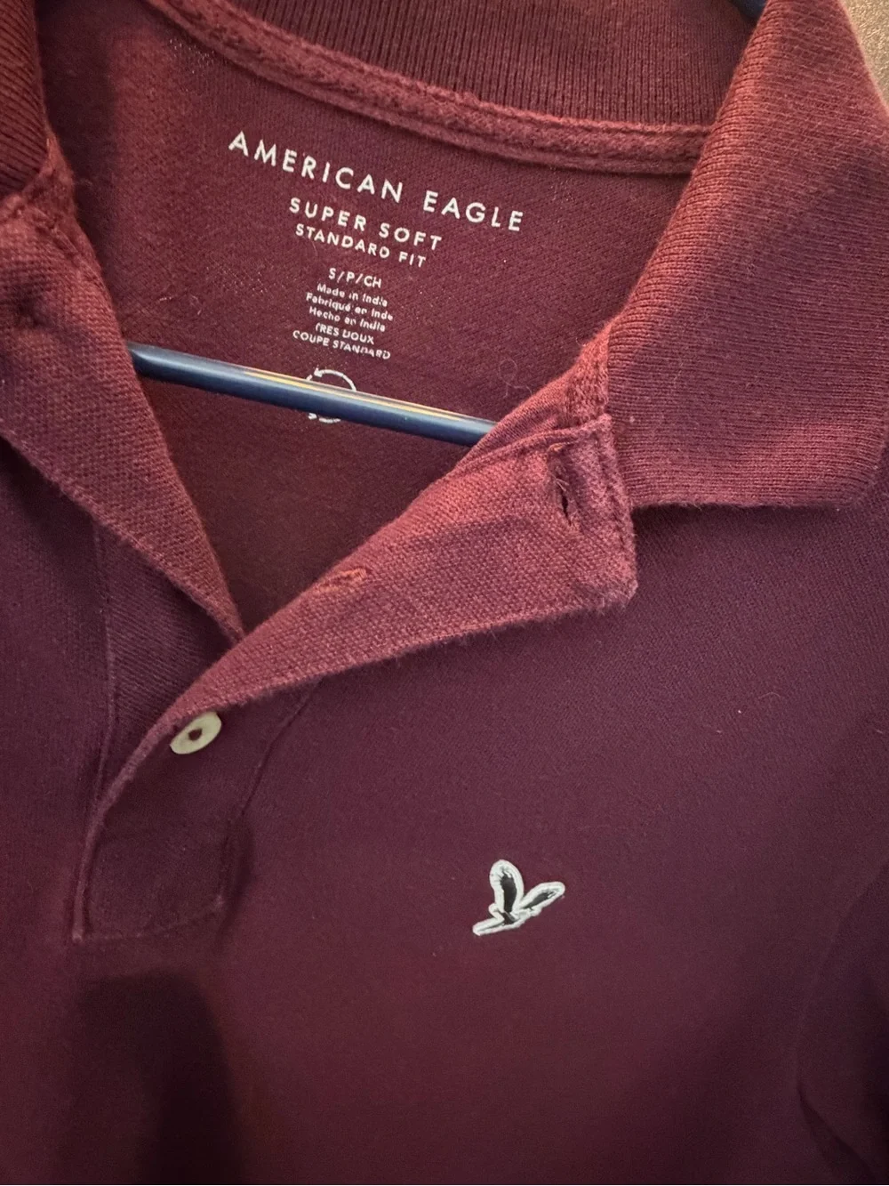 American Eagle Super Soft Polo Shirt | Men’s Medium